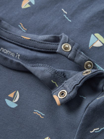 NAME IT Sunsuit Vroels Vintage Indigo Boat